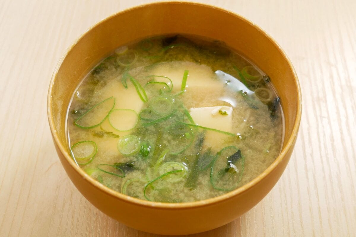 麦ライス・味噌汁