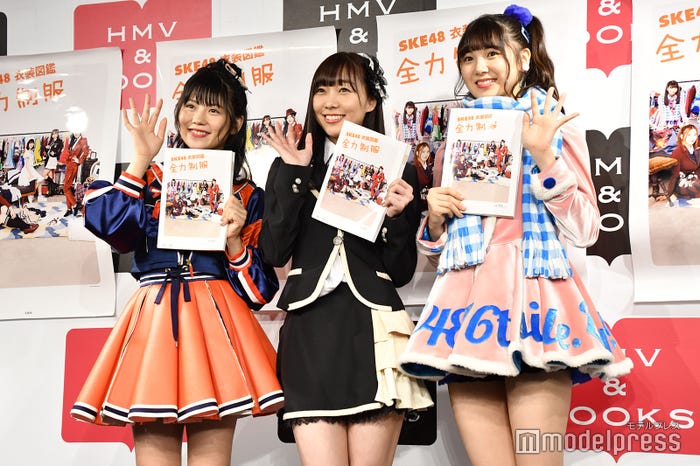 (左から)小畑優奈、須田亜香里、菅原茉椰(C)モデルプレス