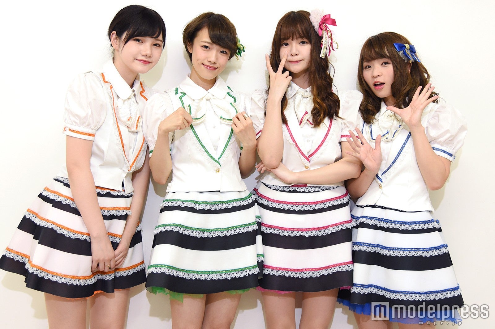 カプ式会社ハイパーモチベーション／（左から）光河玲奈、小澤綾乃、詩島萌々、西條美里／（C）モデルプレス