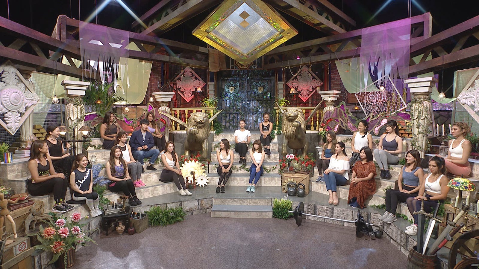 スタジオの様子 （C）NTV