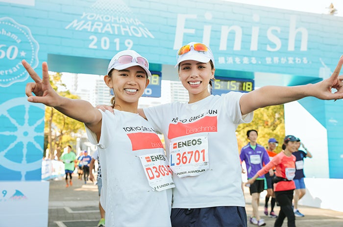 チャベス愛、坪井ミサトと抱き合い号泣 フルマラソンに初挑戦