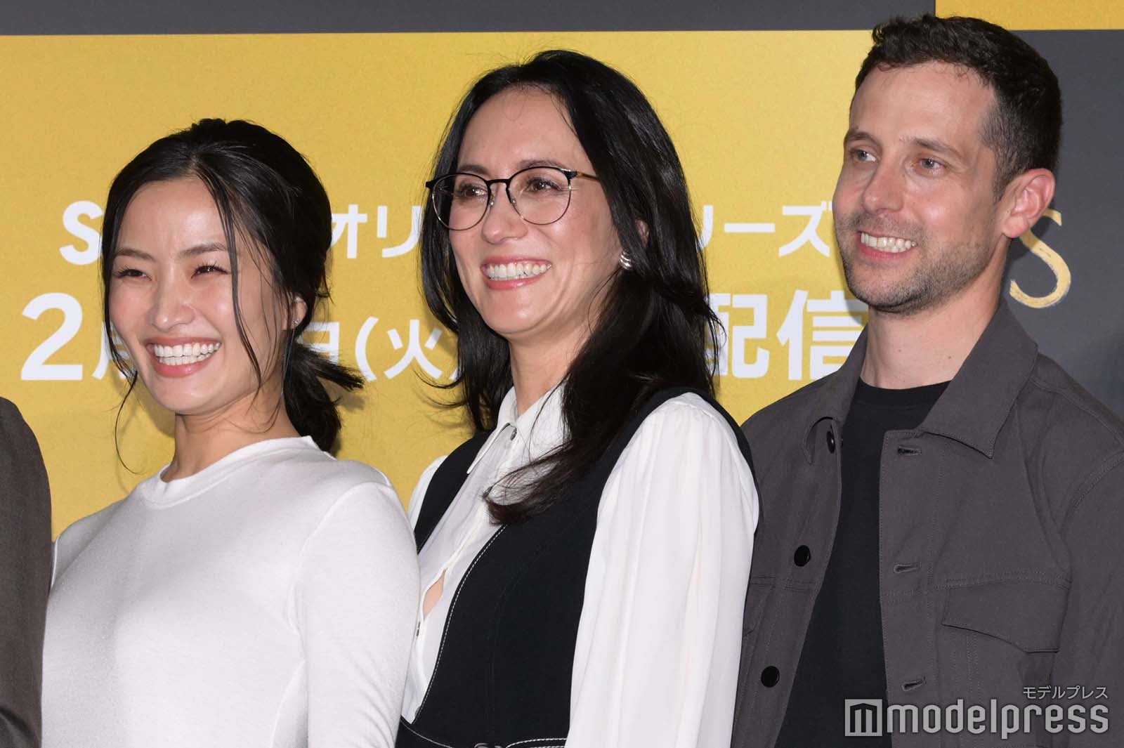 アンナ・サワイ、ミカエラ・クラベル氏、ジャスティン・マークス氏（C）モデルプレス