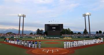 オールスター第2戦で黙とうを実施 熊本地震の被災者へ向け スタンドには「支え合い共に頑張ろう日本」の横断幕も