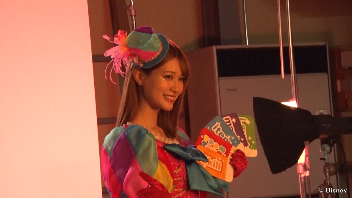 生見愛瑠／新TV CM「LINE：Disney Tsum Tsum 10周年ケタちがいANNIVERSARY」篇メイキングより（提供写真）