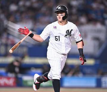 ロッテ・山口が23号ソロ「追いついて、追い越せるように」4戦3発絶好調、この日は左翼ポール際へ