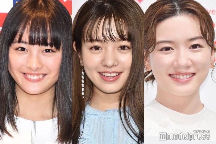 (左から)大友花恋、横田真悠、永野芽郁 (C)モデルプレス