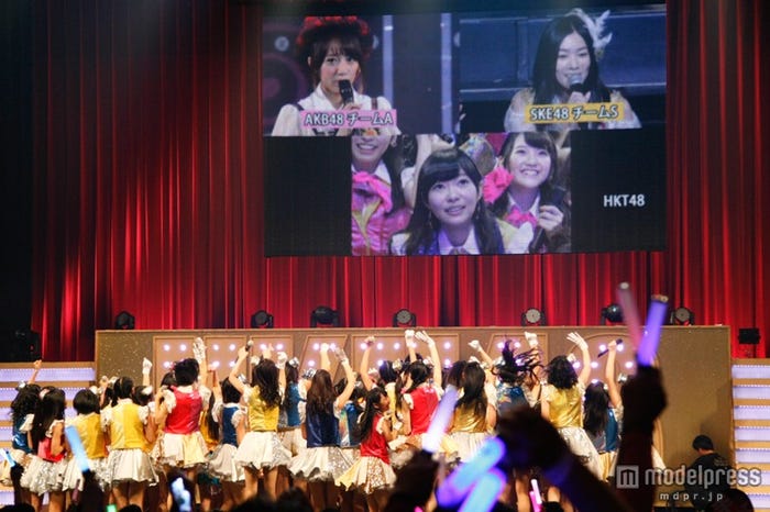 HKT48(C)AKS/生中継の様子