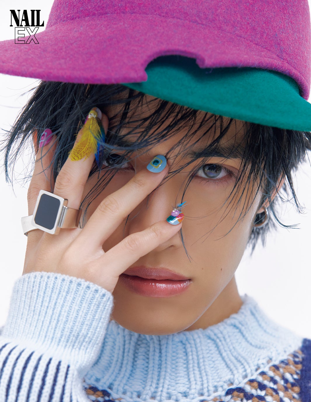 イケメンインフルエンサー・おおしましゅん、コンプレックス克服 カラフルなメンズネイル披露