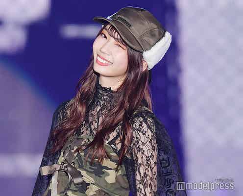 けやき坂46高本彩花、透けレースがSEXY ウィンクで沸かす<GirlsAward 2018 A/W>