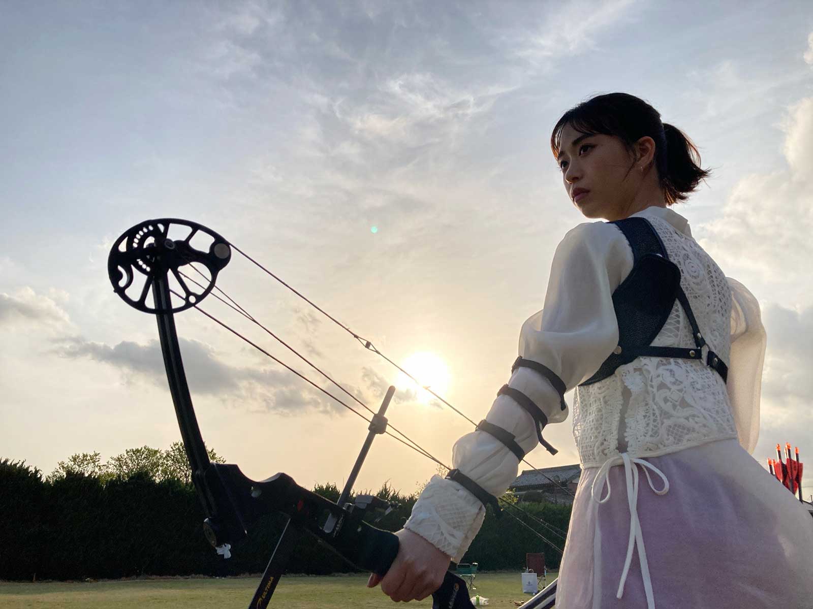 森川葵、アーチェリーの難題トリックショットに挑戦「できることが増えてくのが今の1番の幸せ」