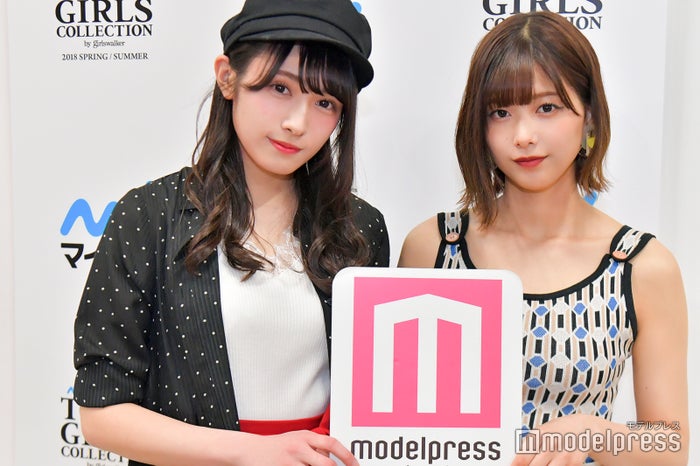 渡辺梨加&渡邉理佐(C)モデルプレス