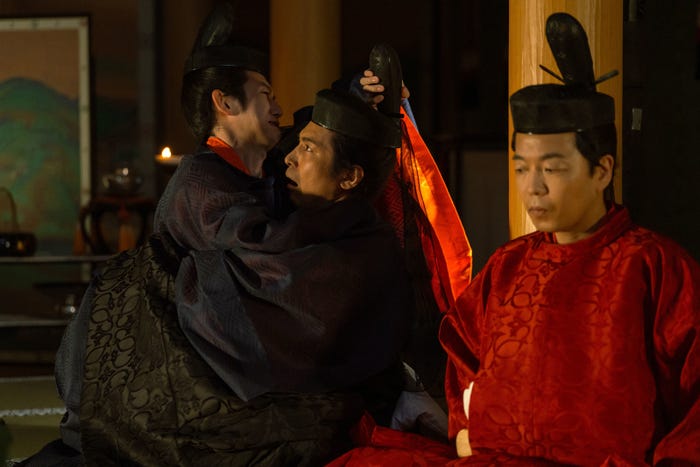 本郷奏多、高橋光臣「光る君へ」第4話より(C)NHK