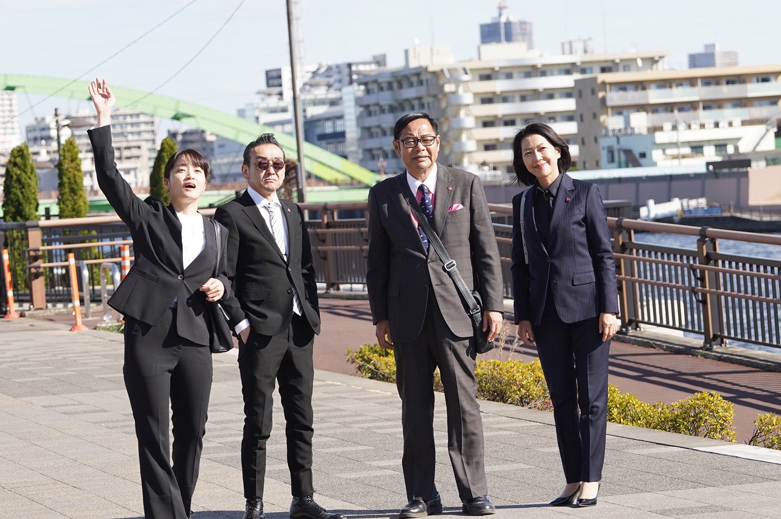 深川麻衣、吹越満、田口浩正、羽田美智子「特捜9 final season」第1話（C）テレビ朝日