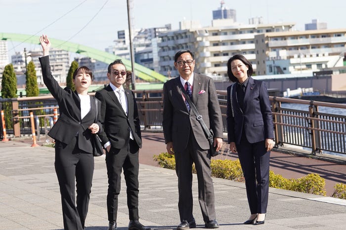 深川麻衣、吹越満、田口浩正、羽田美智子「特捜9 final season」第1話(C)テレビ朝日