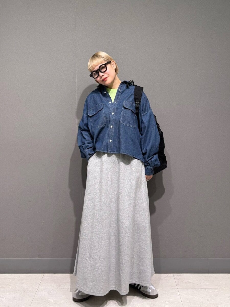 2026春大人女性おすすめデニム羽織りこなれカジュアルコーデ