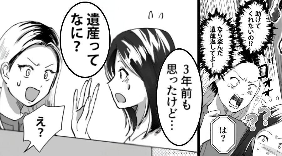 愛玩子な妹「盗んだ遺産返してよ！」しかし姉「遺産？それって…」⇒衝撃の暴露に…“妹が”真っ青になったワケ！？