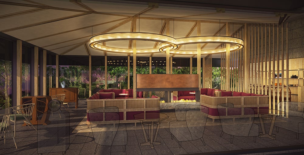 ふふラウンジ／画像提供：カトープレジャーグループ