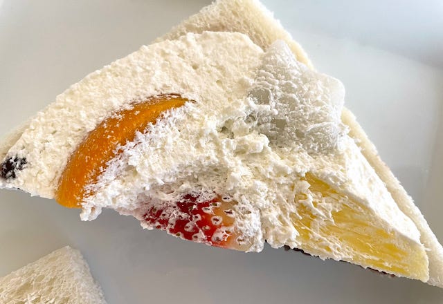 フルーツあんみつ風サンド