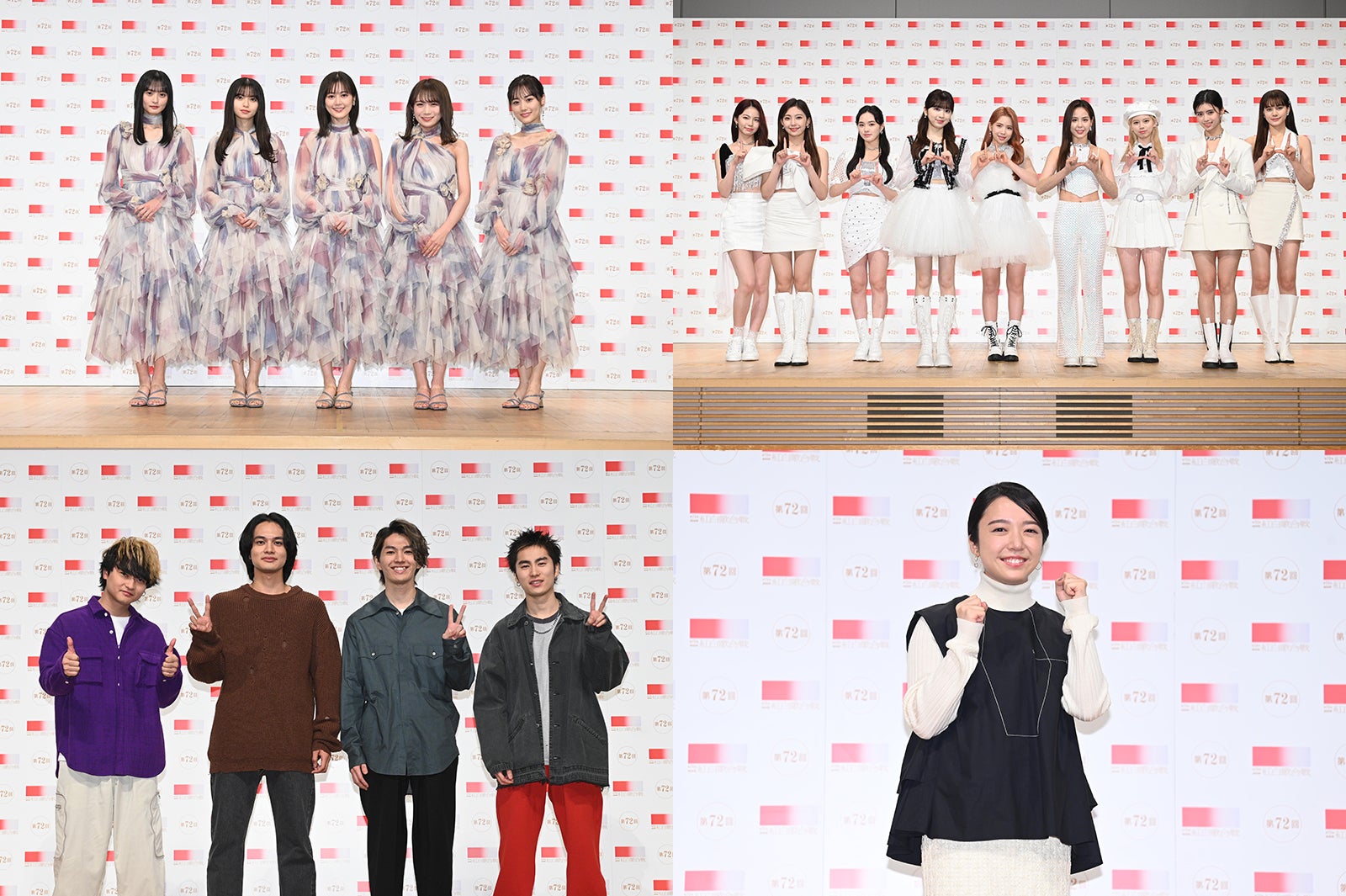 「第72回 NHK紅白歌合戦」リハ2日目 あいみょんから開始、乃木坂46・NiziU・KAT-TUN・SixTONES・Snow Manら豪華集結【写真特集】