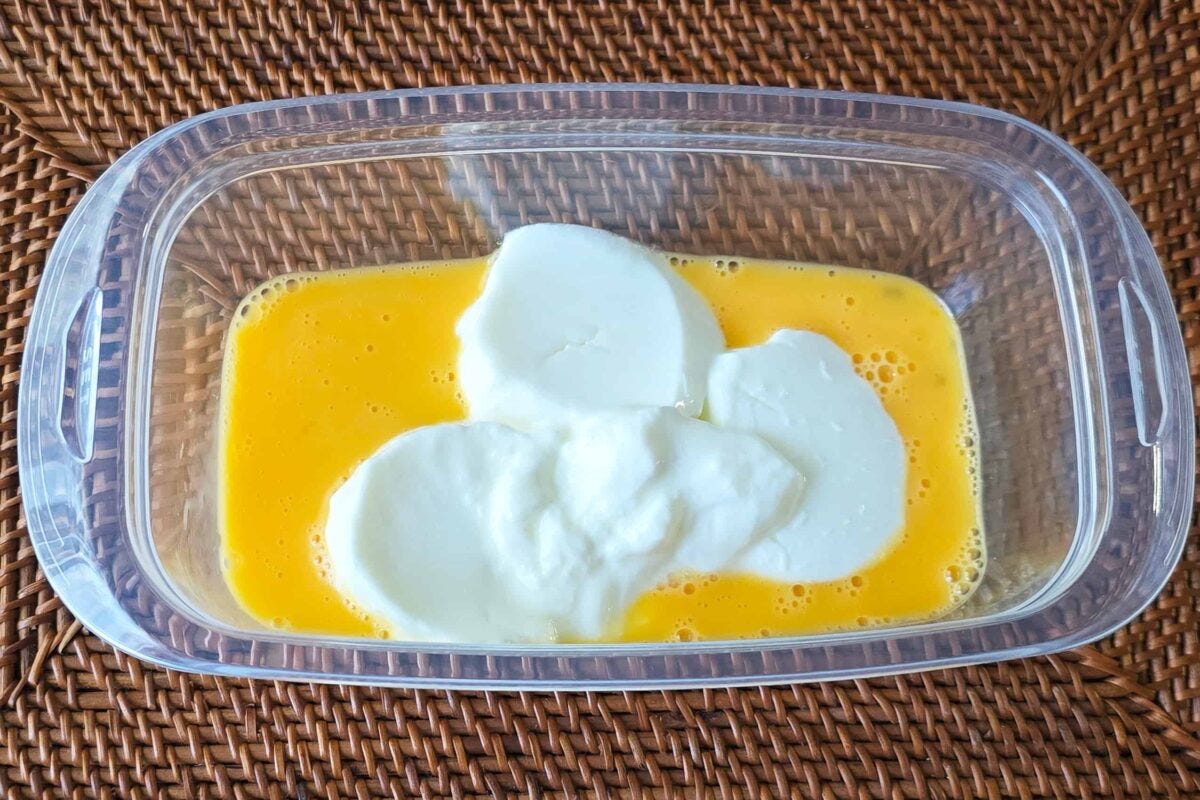 ヨーグルトで作るきな粉蒸しパン