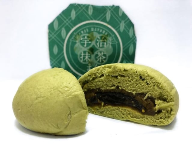 ローソンの宇治抹茶まん