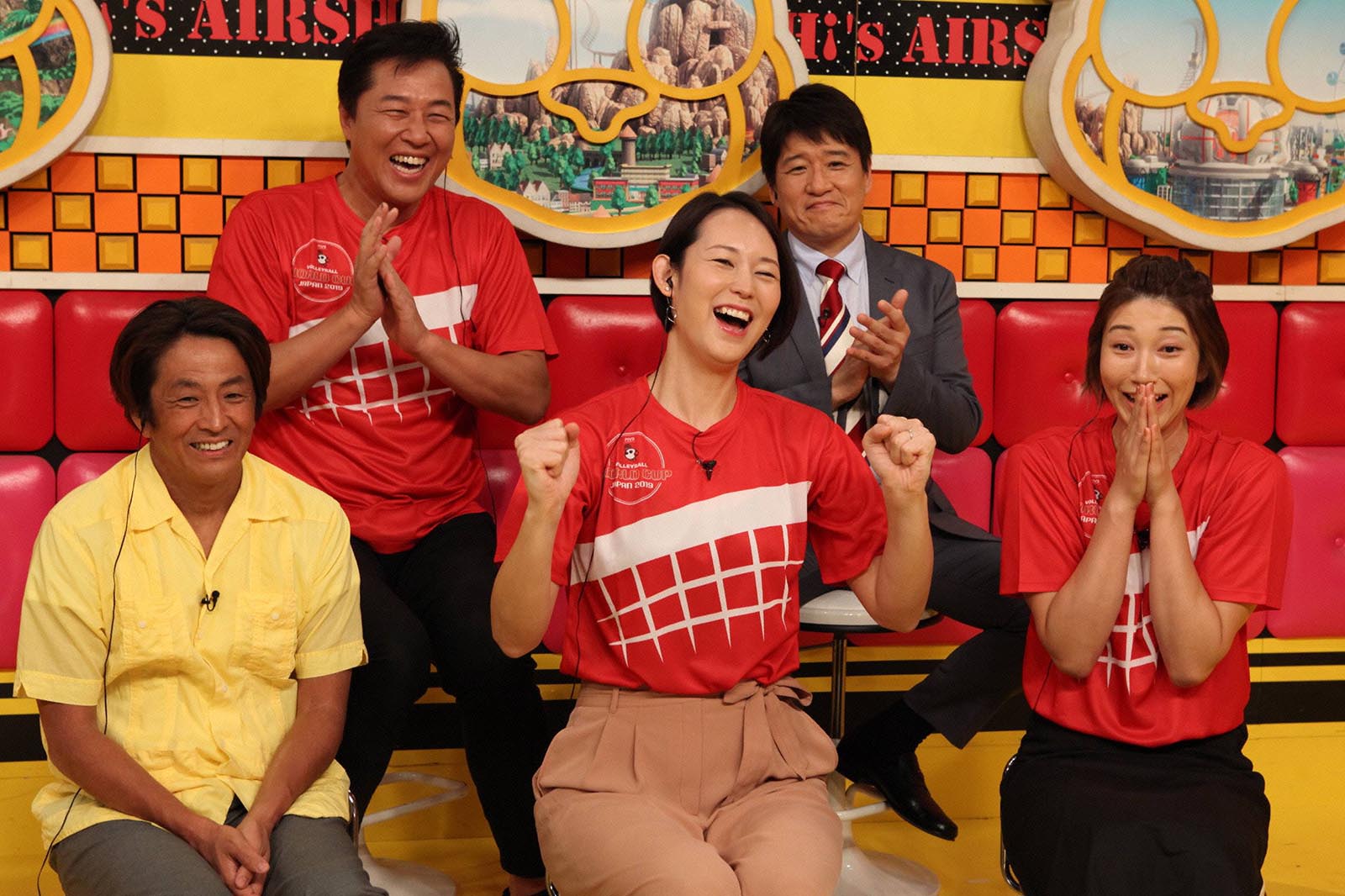 バレーボール元日本代表チーム（C）フジテレビ