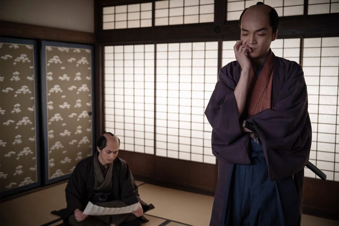 横浜流星、岡山天音「べらぼう~蔦重栄華乃夢噺~」第36話(C)NHK