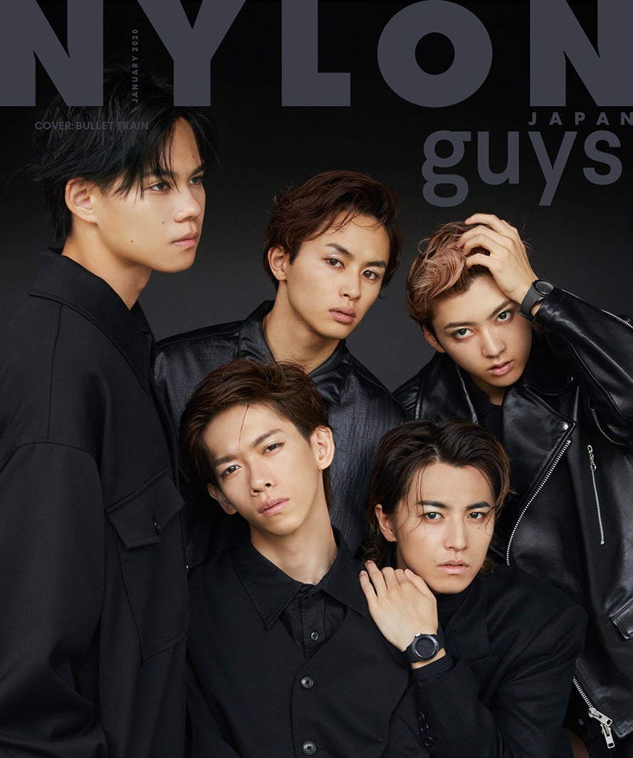 超特急「NYLON guys」1年4ヶ月ぶり表紙　クールな視線に釘付け