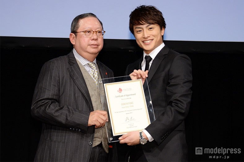 香港政府観光局ピーター・ラム会長、白濱亜嵐