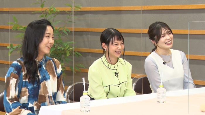 (左から)高木美帆、高木菜那、佐藤綾乃 (C)フジテレビ