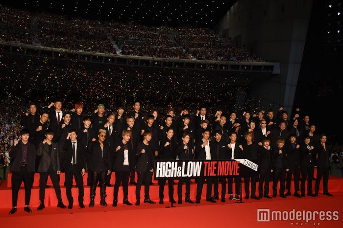 映画「HiGH&LOW THE MOVIE」舞台挨拶の様子(C)モデルプレス
