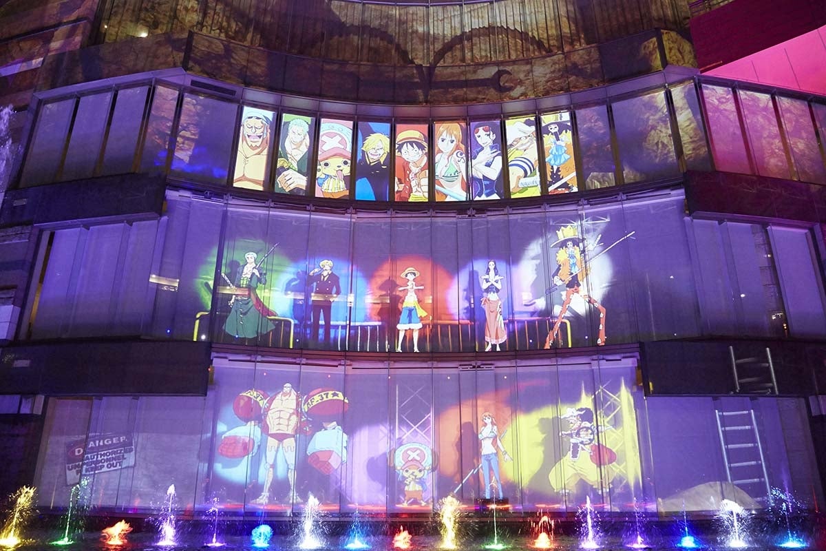 3D映像×噴水ショーで「ONE PIECE」の世界を堪能　人気キャラクターも新たに登場（C）尾田栄一郎／集英社・フジテレビ・東映アニメーション