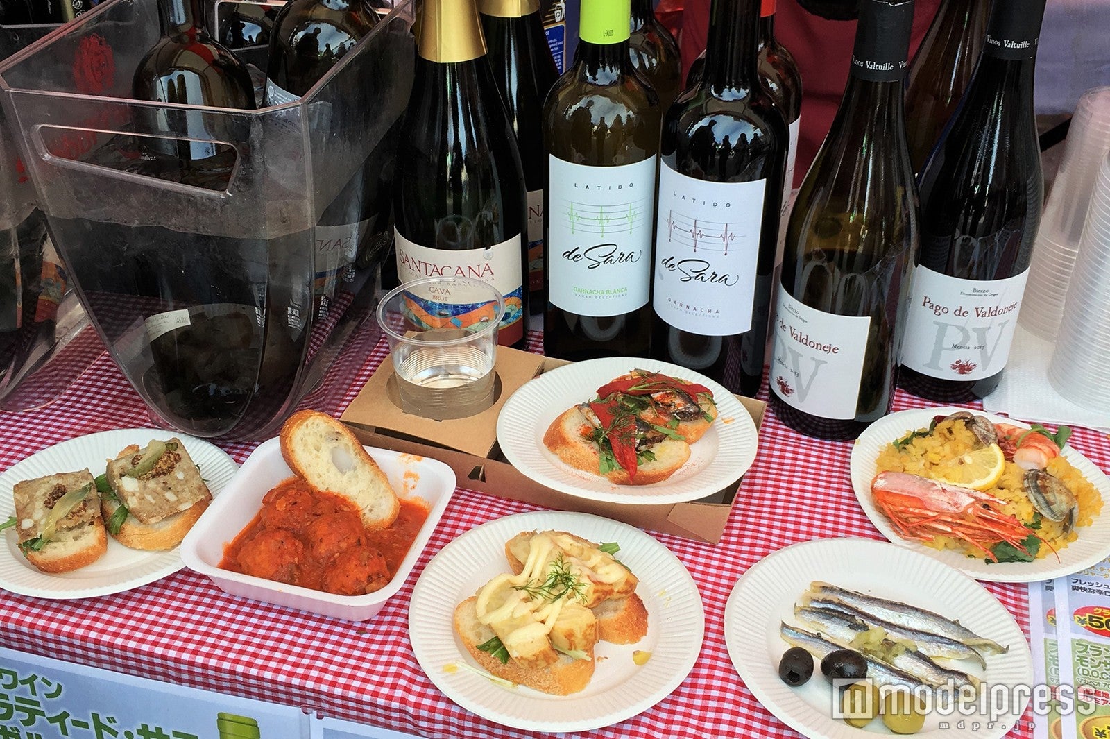 飲食ブース／画像提供：フィエスタ・デ・エスパーニャ実行委員会