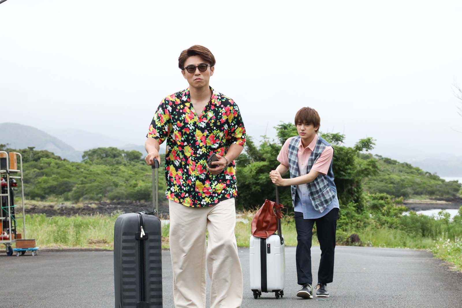 中尾明慶、荒木飛羽「ばらかもん」第3話より（C）フジテレビ