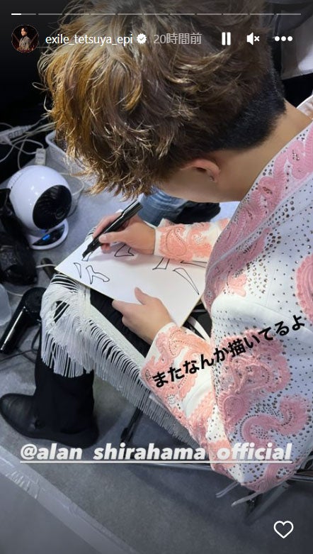 TETSUYA Instagramストーリーズより