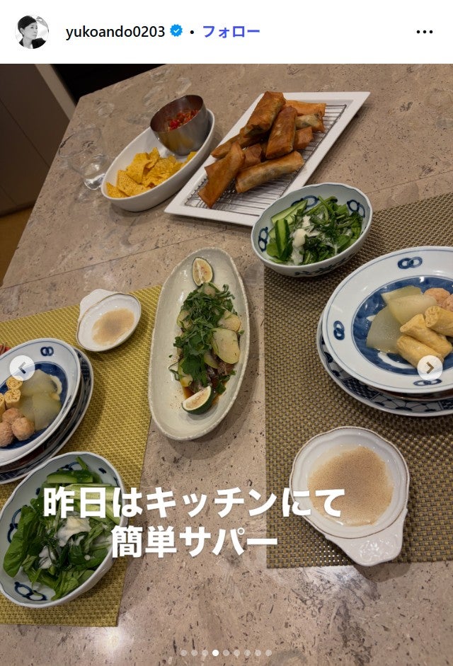 安藤優子Instagramより
