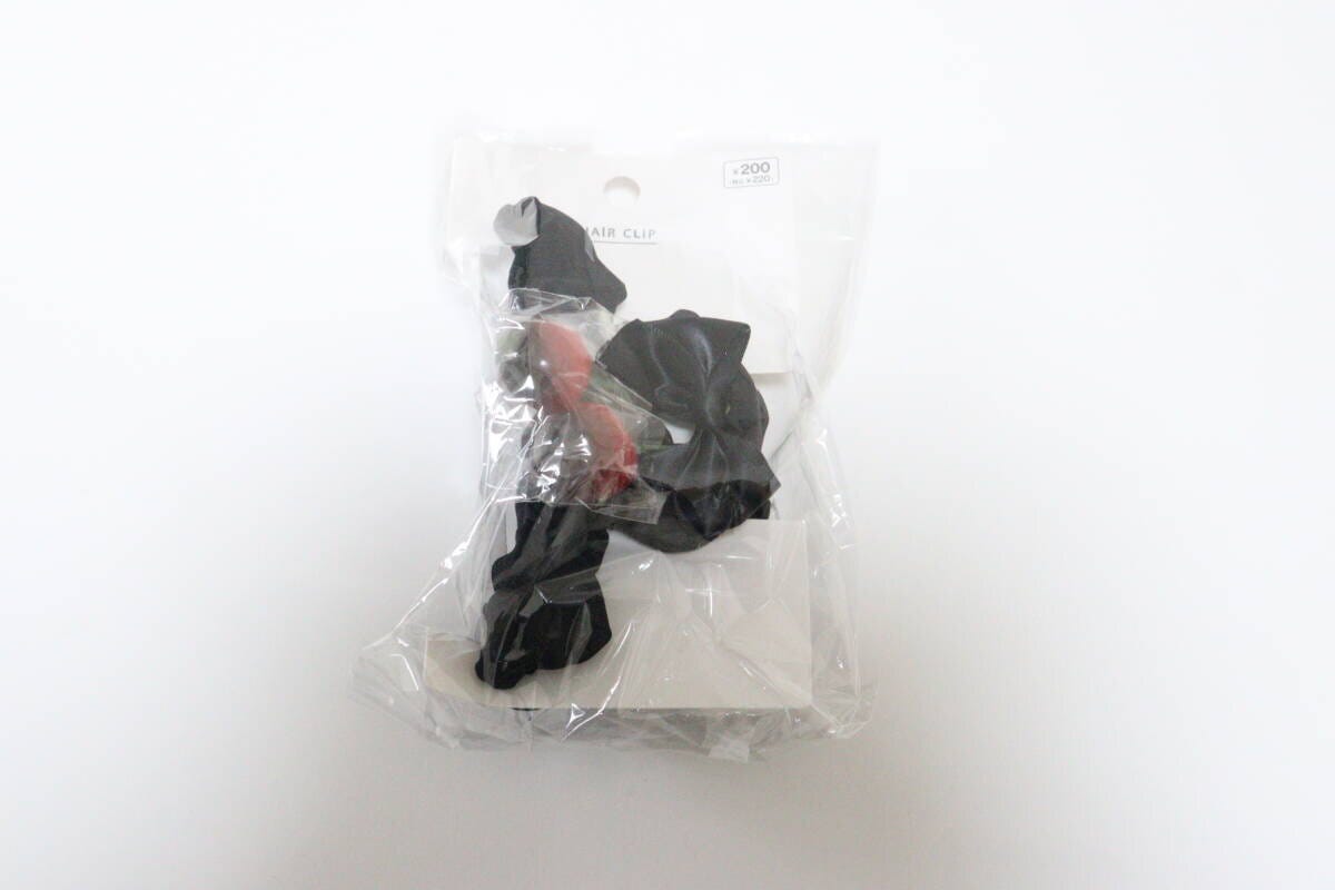 バンスクリップ（チェリー、ギャザー）　パッケージ