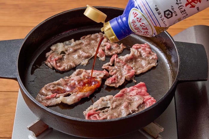 目黒蓮流すき焼き 作り方1/新CM「すき焼きの流儀」篇、「すき焼きの周期」篇(提供写真)