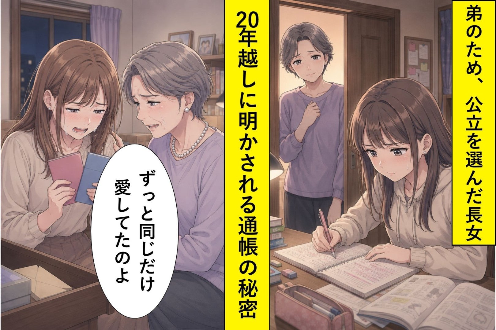 公立を選んでくれた長女に何も買ってあげられなかった日々。20年続けた密かな約束
