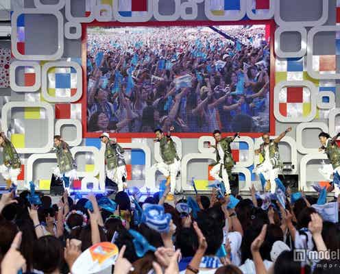 三代目JSB、上半身裸になるサプライズも 圧巻パフォーマンスにファン熱狂
