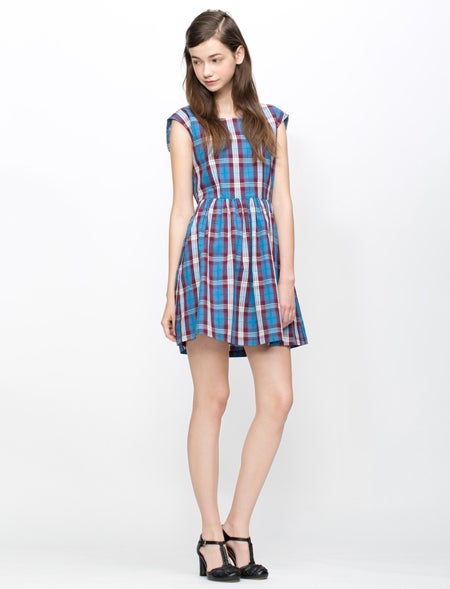 チェックワンピース「riana」￥10,368(税込)