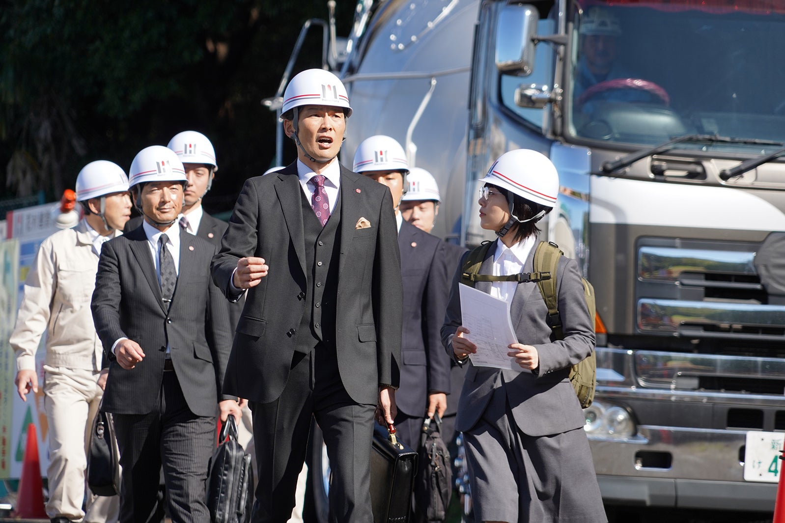 丸山智己、高畑充希／「同期のサクラ」第7話より（C）日本テレビ