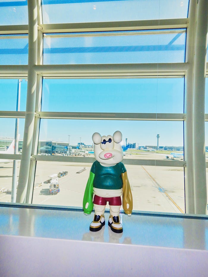 千賀健永デザインのFiNGA(フィンガ)くん(提供写真)