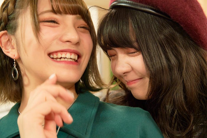 るちゃまる、ゆなたこ/「Popteenカバーガール戦争」(C)AbemaTV