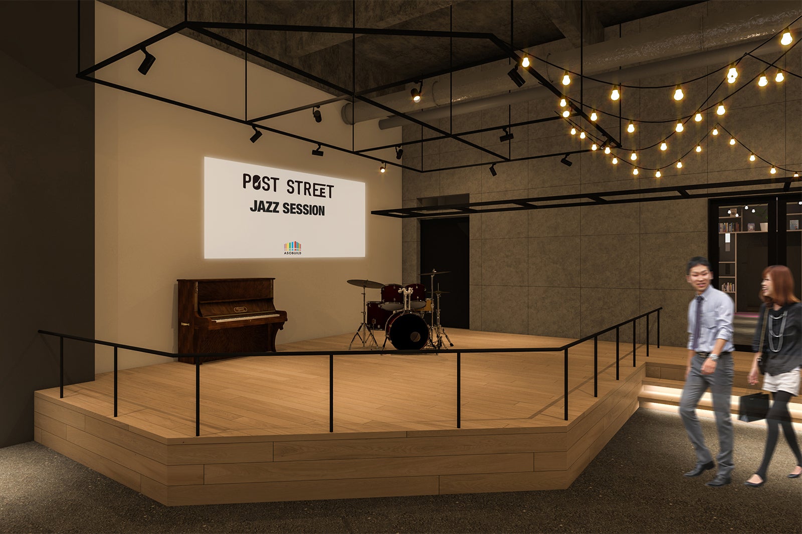 アソビル1F：POSTSTREET／画像提供：アカツキライブエンターテインメント