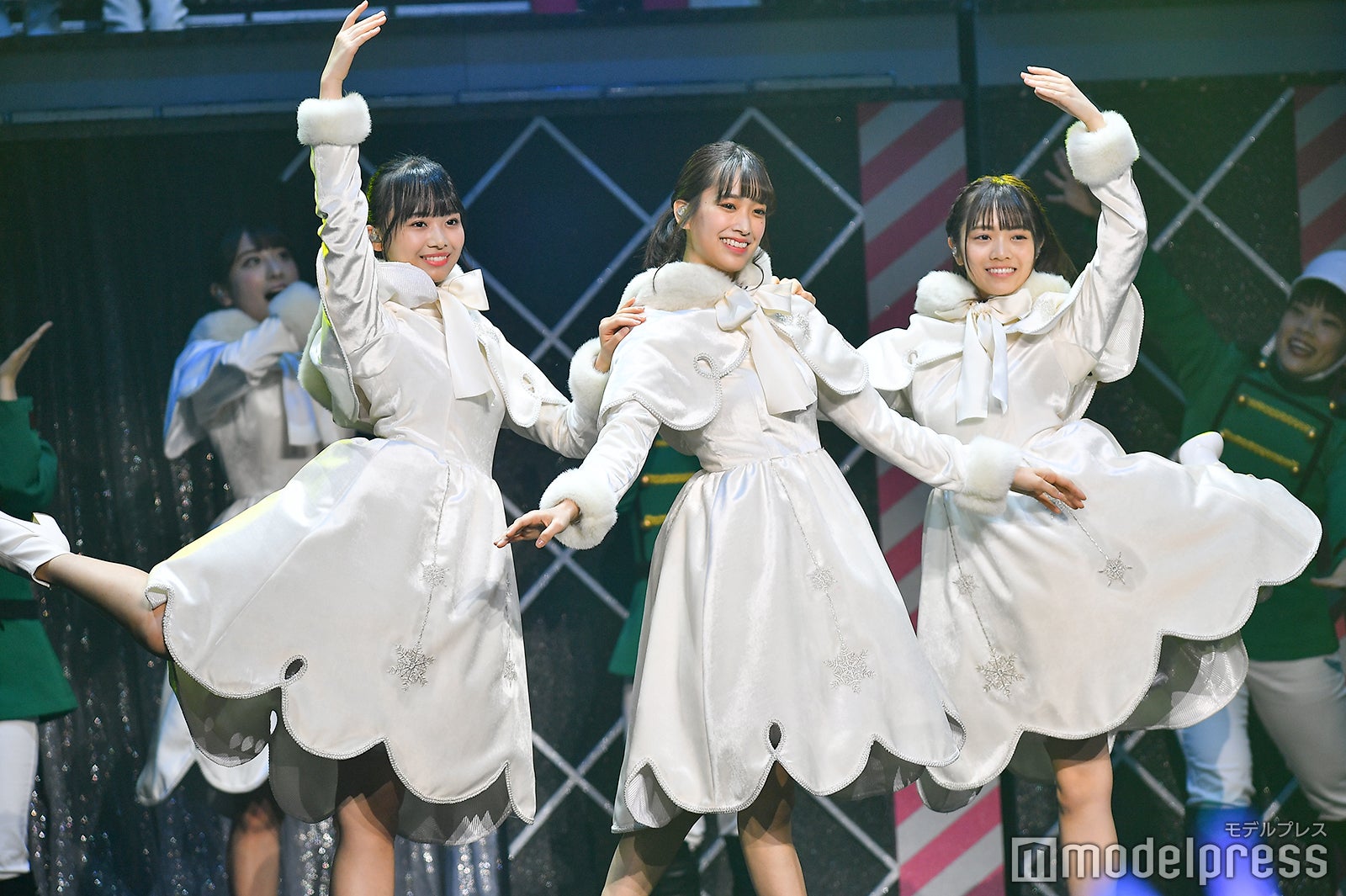 濱岸ひより、佐々木久美、宮田愛萌／「けやき坂46 ひらがなくりすます2018」（C）モデルプレス