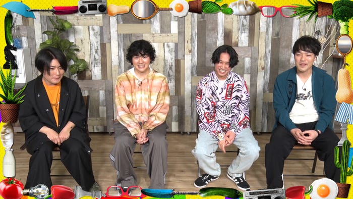 マカロニえんぴつ/高野賢也、長谷川大喜、はっとり、田辺由明(C)日本テレビ