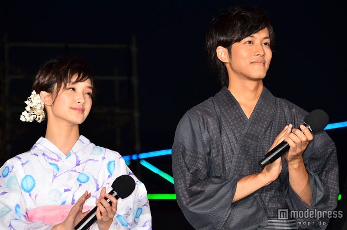 映画「ガッチャマン」で共演した剛力彩芽、松坂桃李