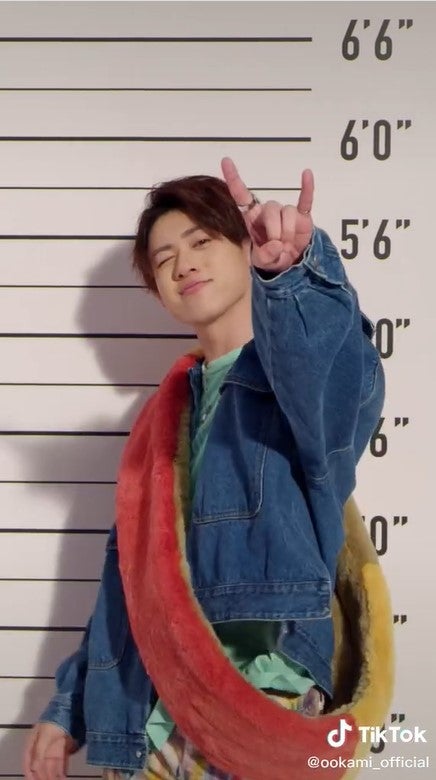 りゅうと「オオカミ」シリーズ公式TikTokより（C）AbemaTV, Inc.