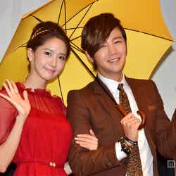 チャン・グンソク(右)、少女時代ユナ(左)